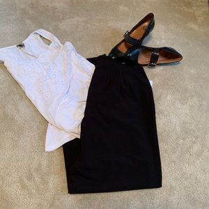 Black East 5th Wide Leg Dress Pants Size 14